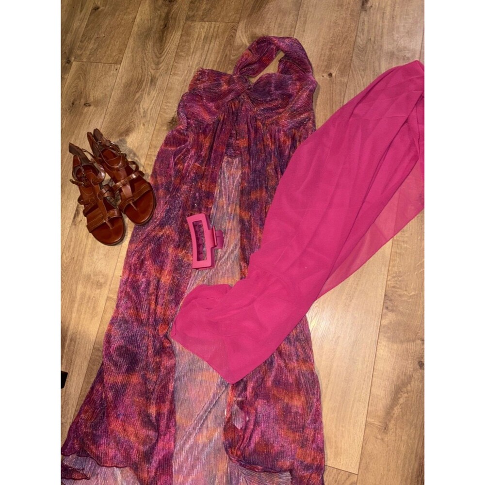 Women's Pink & Purple Baby Doll Cover Up